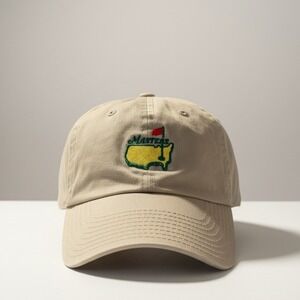 Masters Golf Hat American Needle Augusta National Strapback Khaki Cap Golfcore